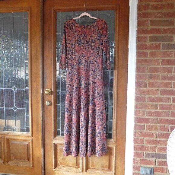 SOFT SURROUNDINGS ALCOTT MAXI DRESS MEDIUM - Picture 4 of 9